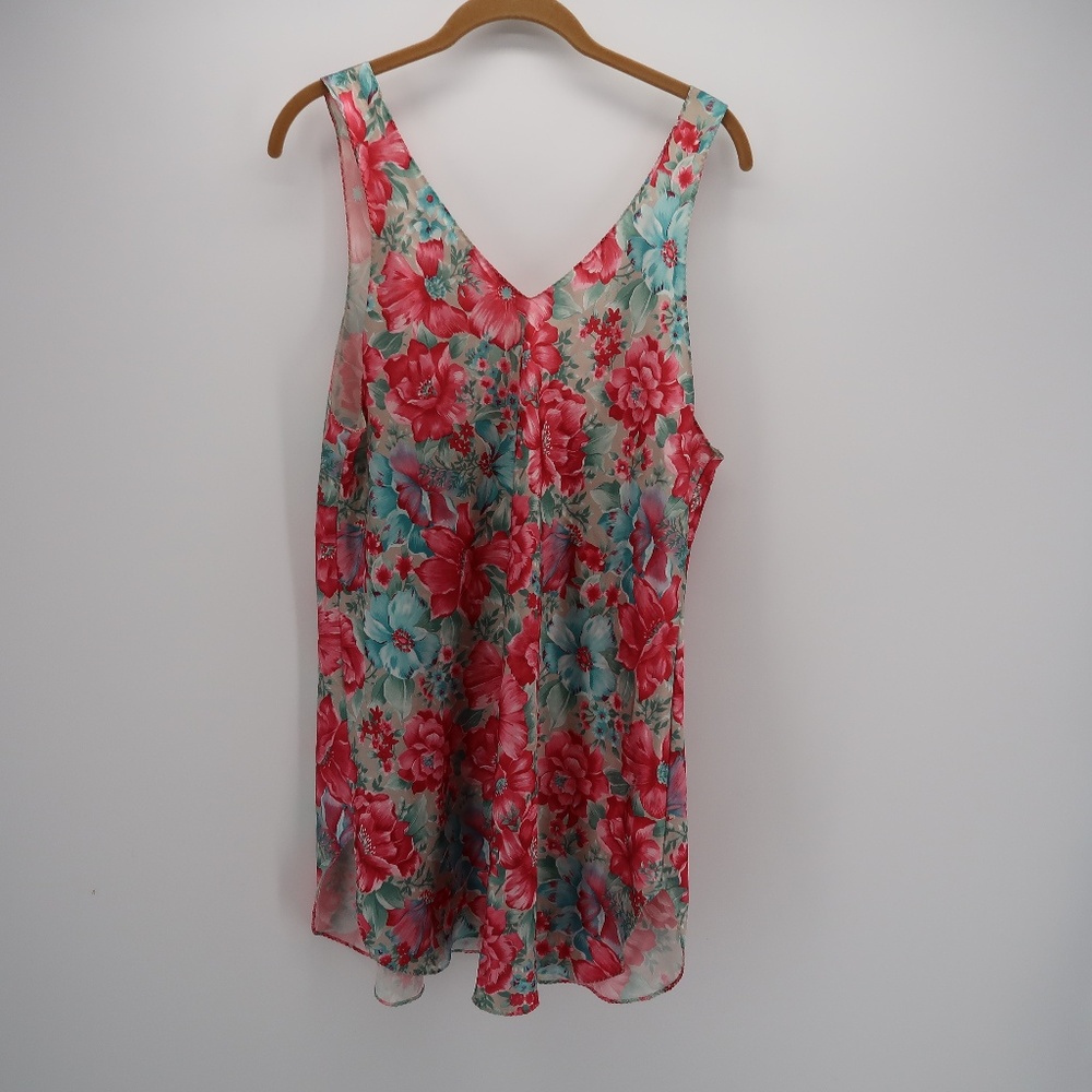 Val Mode V-Neck Sleeveless Lingerie Sleep Dress